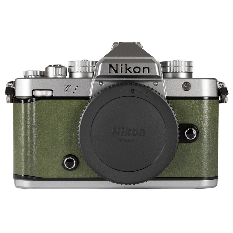 Nikon Zf Mirrorless Camera with 24.5MP Full Frame Sensor 4K UHD 30FPS Vari Angle Touchscreen OLED Viewfinder Dual Card Slot (Silver and Moss Green) - Reconditioned