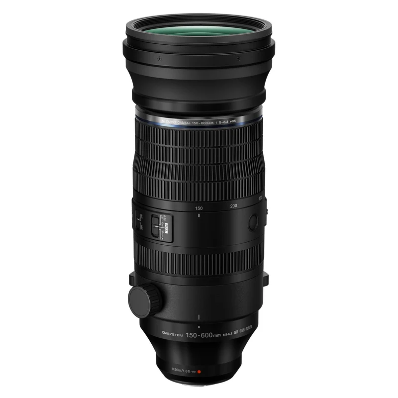 OM SYSTEM Olympus M.Zuiko Digital ED 150-600mm F5.0-6.3 is for Micro Four Thirds System Camera, Outdoor Bird Wildlife, Weather Sealed Design, Telephoto Compatible with Teleconverter - Reconditioned