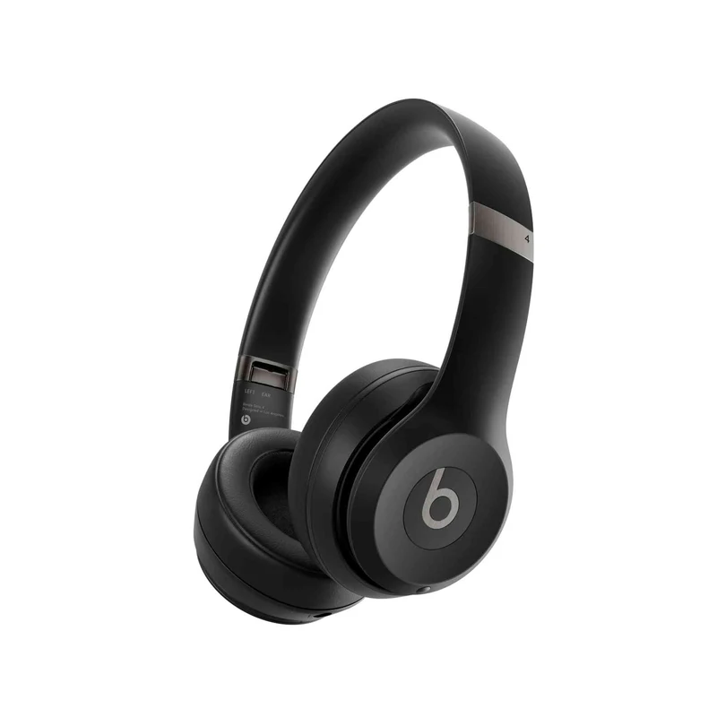 Beats Solo 4 - Wireless Bluetooth On-Ear Headphones, Apple & Android Compatible, Up to 50 Hours of Battery Life - Matte Black - Reconditioned