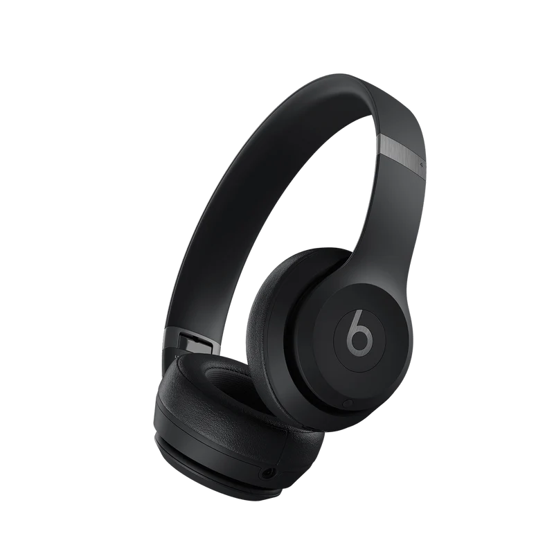 Beats Solo 4 - Wireless Bluetooth On-Ear Headphones, Apple & Android Compatible, Up to 50 Hours of Battery Life - Matte Black - Reconditioned