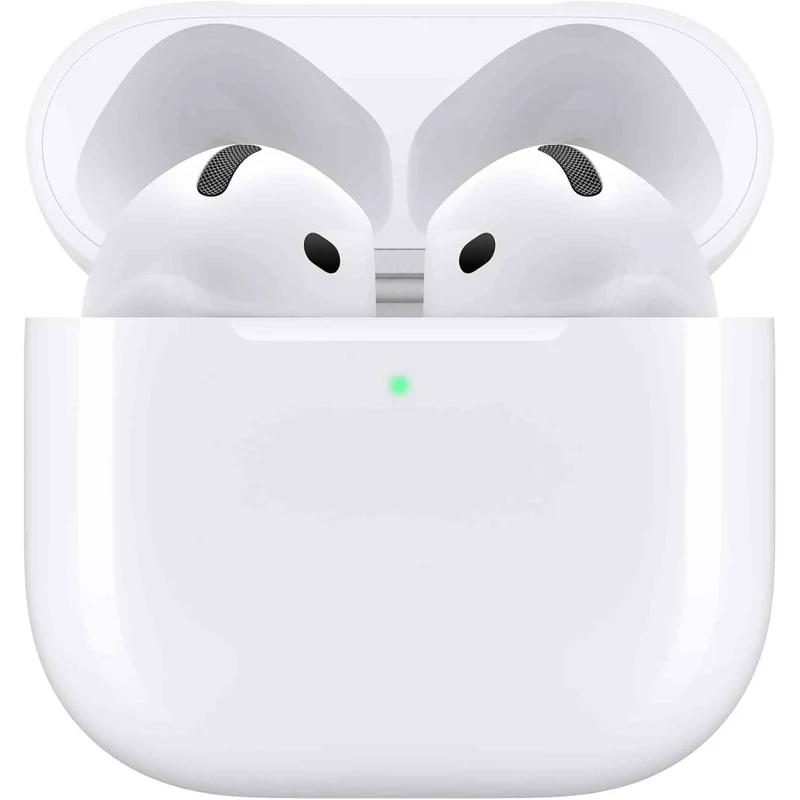 Apple AirPods 4 Wireless Earbuds, Bluetooth Headphones, Personalized Spatial Audio, Sweat and Water Resistant, USB-C Charging Case, H2 Chip, Up to 30 Hours of Battery Life, Effortless Setup for iPhone - Reconditioned