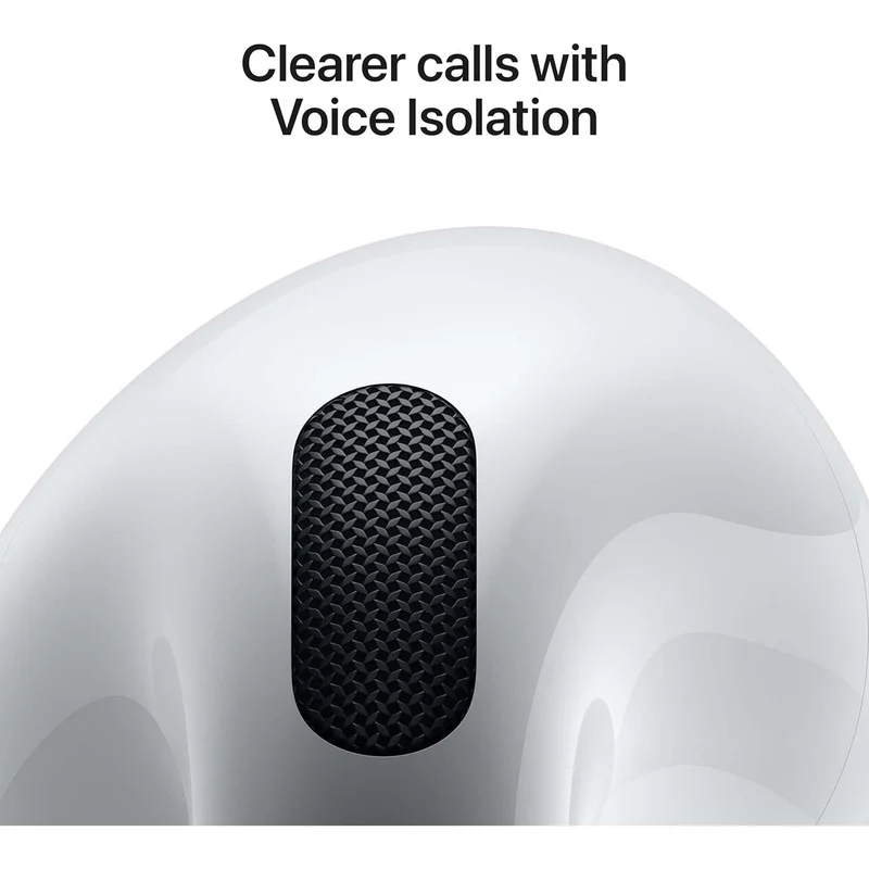 Apple AirPods 4 Wireless Earbuds, Bluetooth Headphones, Personalized Spatial Audio, Sweat and Water Resistant, USB-C Charging Case, H2 Chip, Up to 30 Hours of Battery Life, Effortless Setup for iPhone - Reconditioned