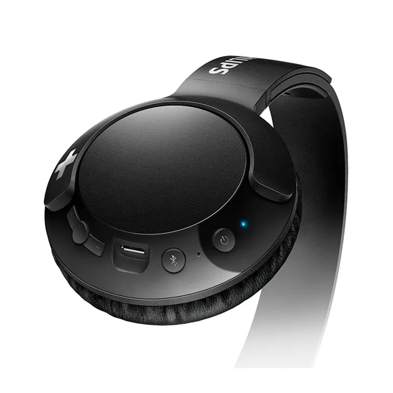 Philips BASS+ SHB3075 Wireless Headphones - Up to 12 Hours of Playtime