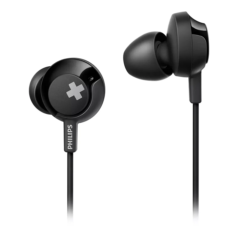 Philips Bass+ SHE4305 Headphones with Mic hands-free Extra Bass