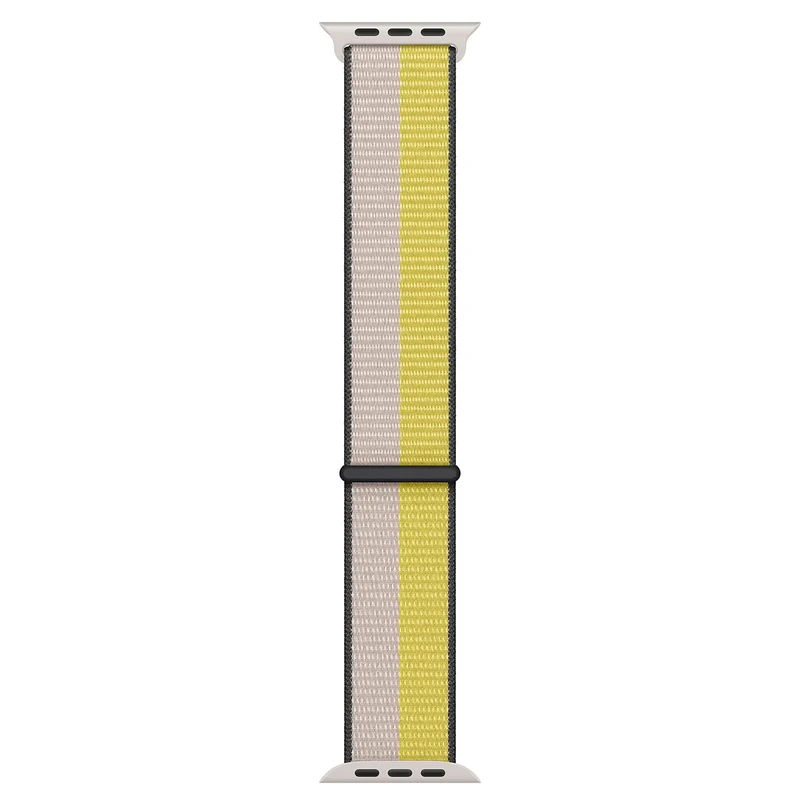 Apple Watch Band - Sport Loop (45mm) - Oat Milk/Lemon Zest - Regular - Refurbished