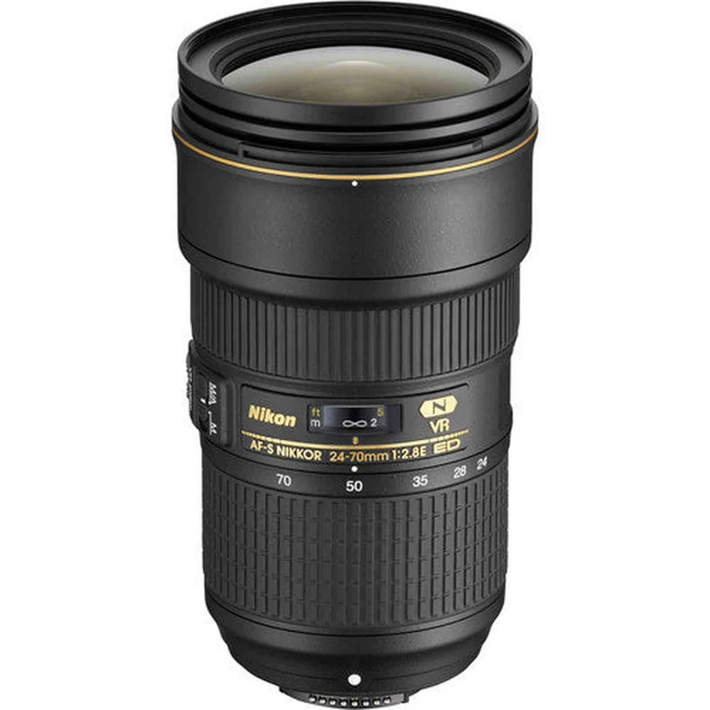 Nikon AF-S NIKKOR 24-70mm f/2.8E ED VR Lens - Reconditioned