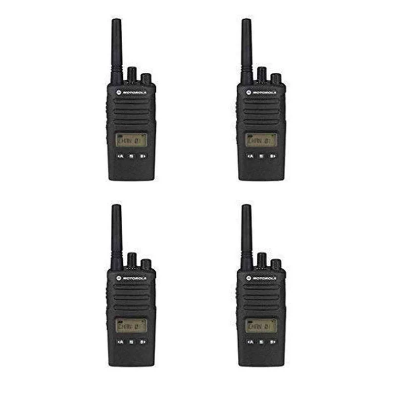 4 Pack of Motorola RMU2080d Business Two-Way Radio LED Display 2 Watts/8 Channels