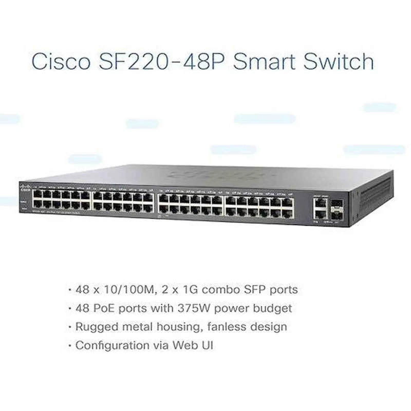CISCO SYSTEMS 48-Port 10/100 Smart Plus Switch (SF22048K9NA)