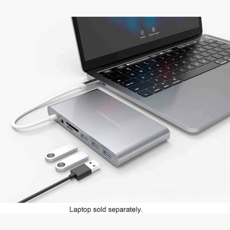 Hyperdrive - Ultimate 11-Port USB-C Hub - Space Gray
