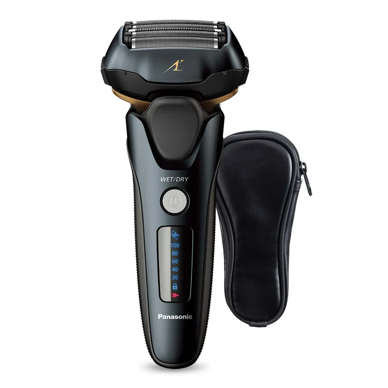 Panasonic ESLV67K Arc5 Wet/Dry Electric Shaver (Matte Black) Bundle with Cleaning Cloth