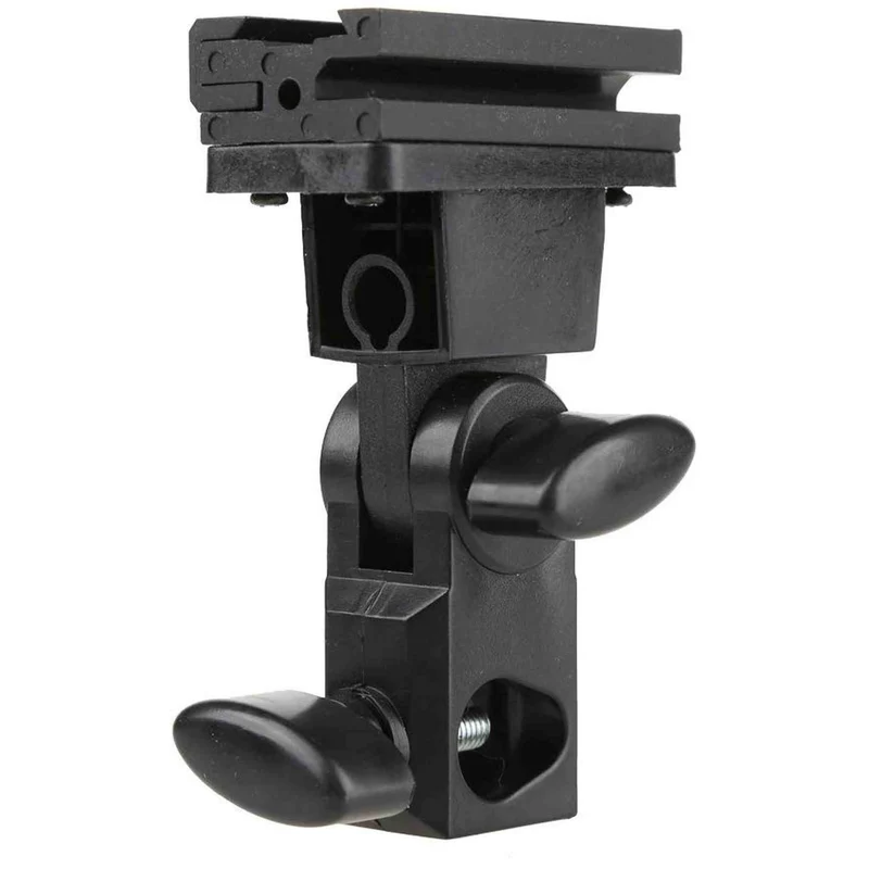 Godox Strong E-type Multifuctional Swivel Bracket Holder for Godox Nikon Connon Flash Speedlite Hot Shoe Speedlite Light