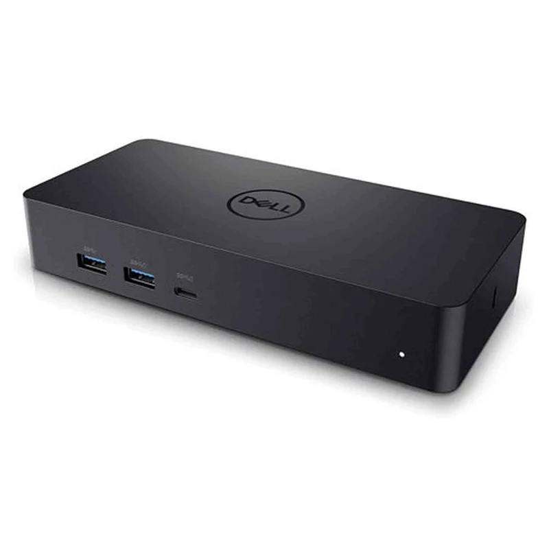 Dell Universal Dock - D6000S, Equipped with USB-C/USB-A PowerShare Options, Connect Upto Three 4K Displays, LED Indicator, Black