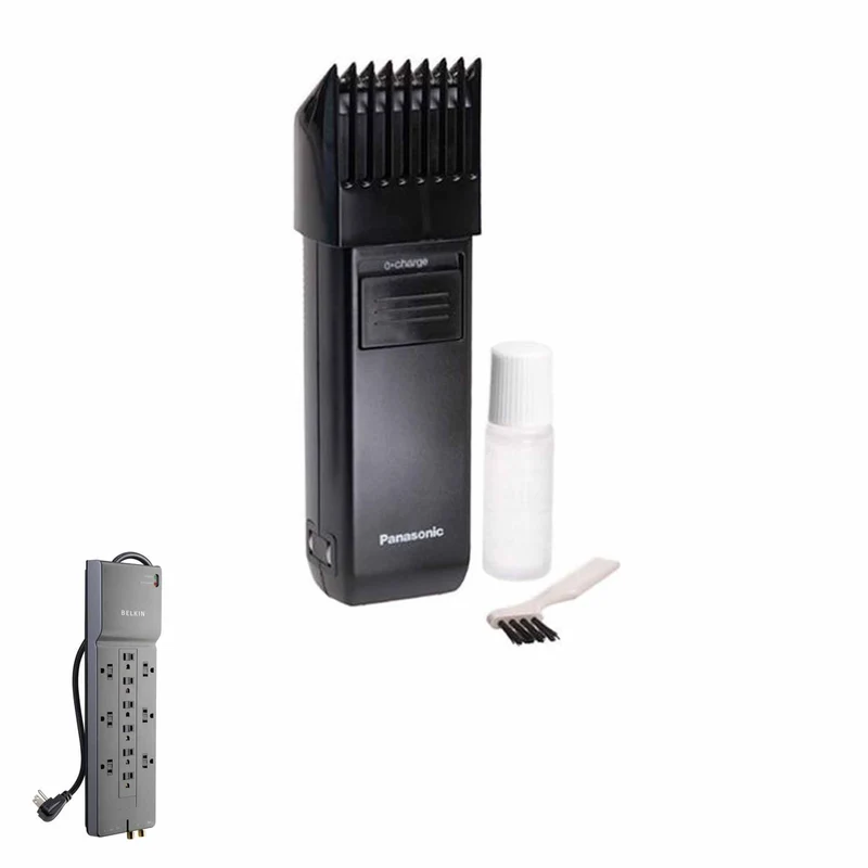 Panasonic Rechargeable Beard and Mustache Trimmer Kit with Surge Protector