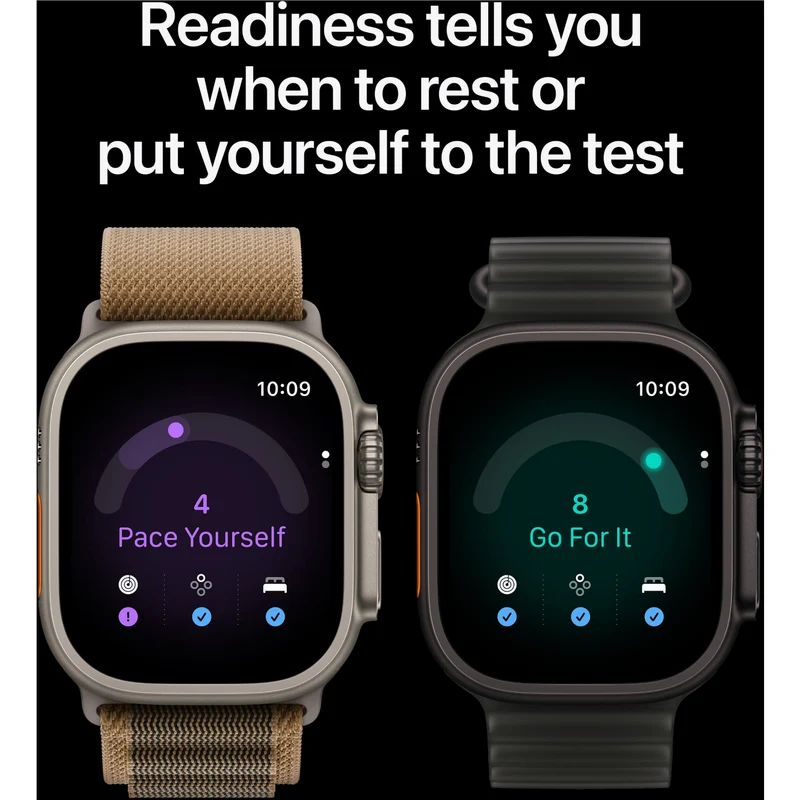 Apple Watch Ultra 4 49mm Natural Titanium Case GPS + Cellular Natural Titanium Milanese Loop (S)