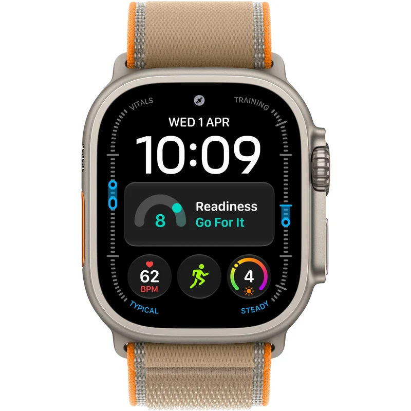 Apple Watch Ultra 4 49mm Natural Titanium Case GPS + Cellular Sand Trail Loop (M/L)