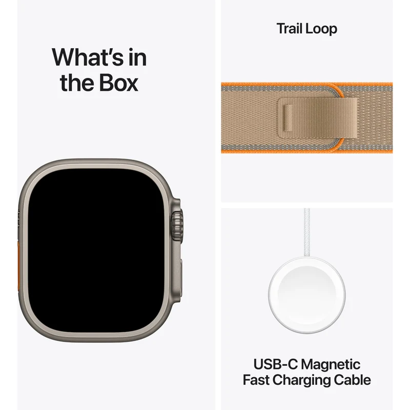 Apple Watch Ultra 4 49mm Natural Titanium Case GPS + Cellular Sand Trail Loop (M/L)