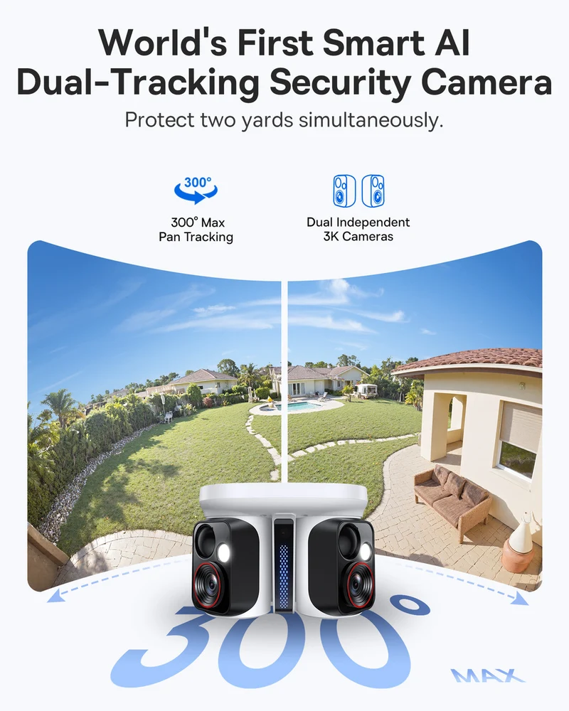 Baseus Security X1 Pro Dual 3K Solar Security Camera