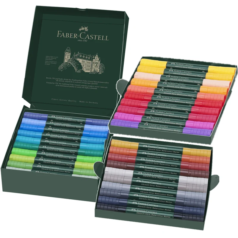 30 Faber-Castell Watercolour Albrecht Durer Dual Tip Markers