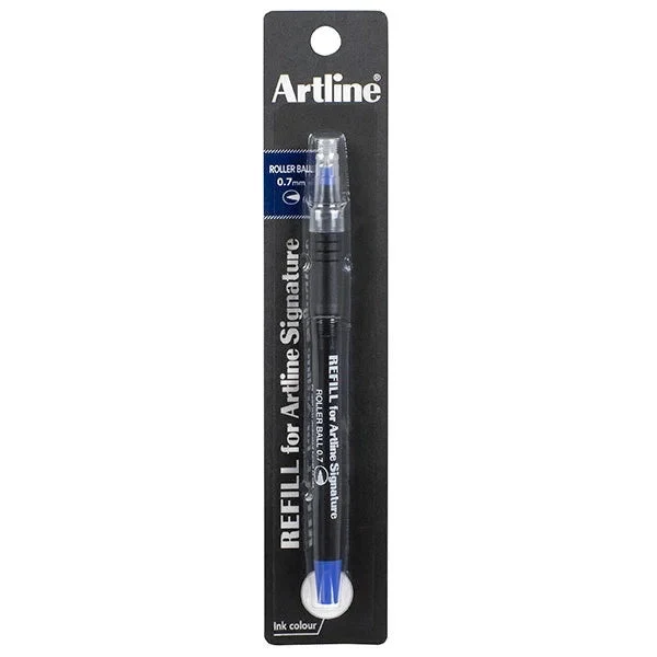 Artline Signature Rollerball Pen 0.7mm Refill Blue 12 Pack