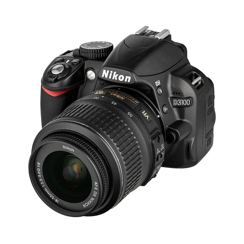 Nikon D3100 14.2MP DSLR Camera with 18-55mm f/3.5-5.6 VR Lens - (Black)(Renewed) - Reconditioned
