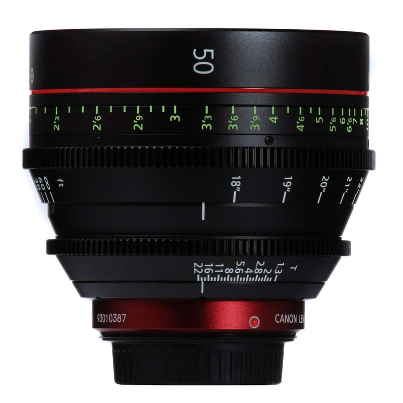 CN-E 50mm T1.3 L F Cine Lens (EF Mount) - Reconditioned