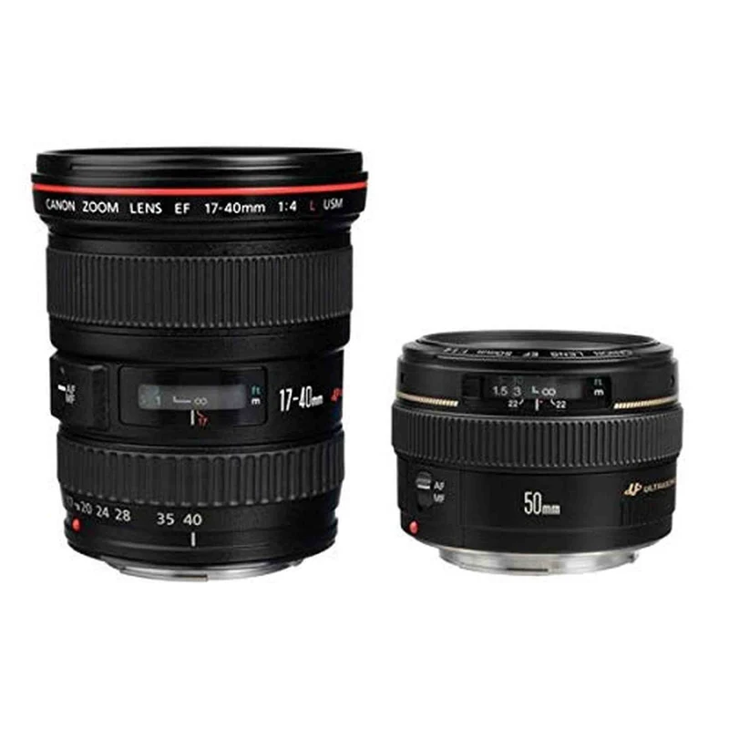 Canon Advanced Two Lens Kit with 50mm f/1.4 and 17-40mm f/4L Lenses - Reconditioned