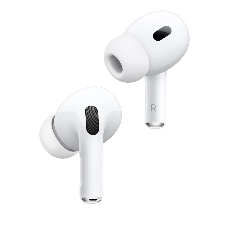Apple AirPods Pro (2nd Generation) Wireless Earbuds with MagSafe Charging Case. Active Noise Cancelling, Personalized Spatial Audio, Customizable Fit, Bluetooth Headphones for iPhone - Reconditioned