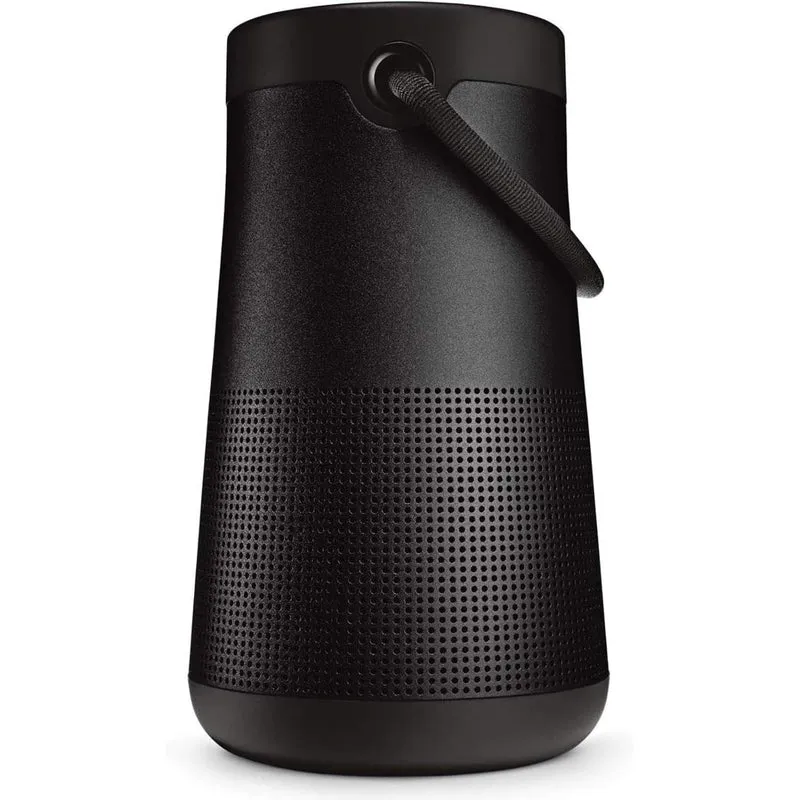 Bose SoundLink Revolve+ (Series II) Bluetooth Speaker, Portable Speaker with Microphone, Wireless Water Resistant Travel Speaker with 360 Degree Sound, Long Lasting Battery and Handle, Black - Reconditioned