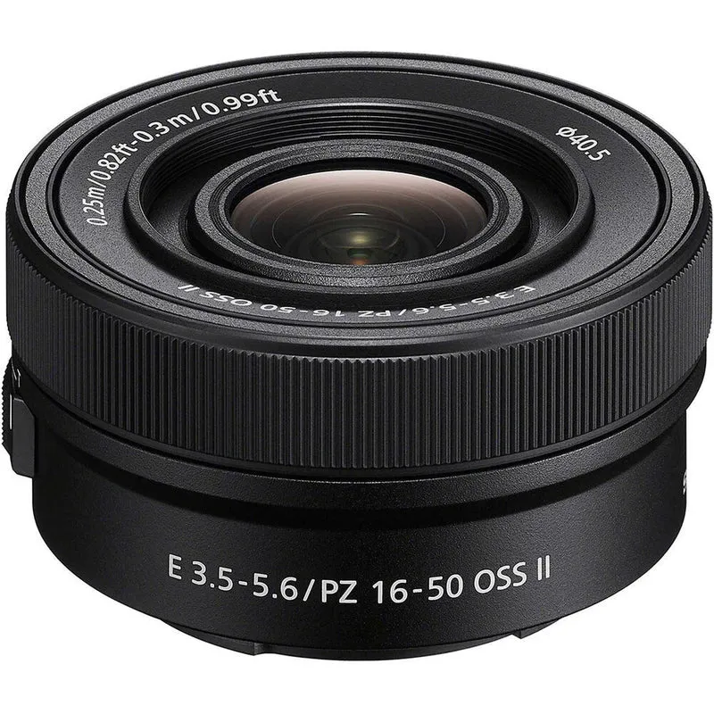 Sony E PZ 16-50mm F3.5-5.6 OSS II Compact APS-C Standard Power Zoom Lens (SELP16502) - Reconditioned