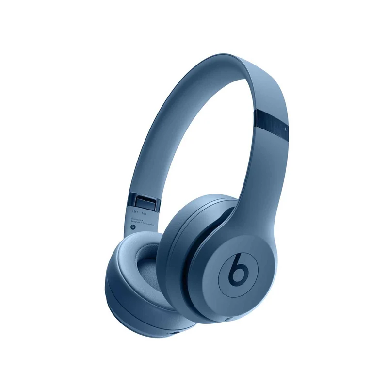 Beats Solo 4 - Wireless Bluetooth On-Ear Headphones, Apple & Android Compatible, Up to 50 Hours of Battery Life - Slate Blue - Reconditioned