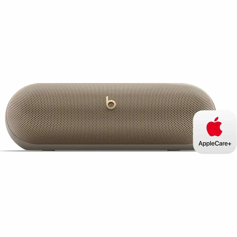 Beats Pill - Wireless Bluetooth Speaker and Portable Charger via USB-C - Up to 24 Hours Battery Life, IP67 Water Resistant, Apple & Android Compatible, Built-in Microphone - Champagne Gold - Reconditioned