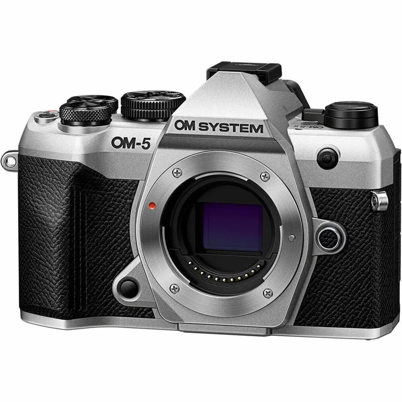 OM SYSTEM OM-5 Mark II Mirrorless Camera Silver (Bundle)