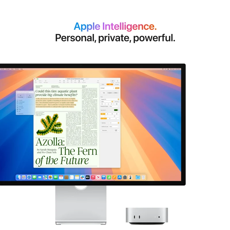 Apple 2024 Mac Mini Desktop Computer with M4 Pro chip with 12‑core CPU and 16‑core GPU: Built for Apple Intelligence, 24GB Unified Memory, 512GB SSD Storage, Gigabit Ethernet. Works with iPhone/iPad