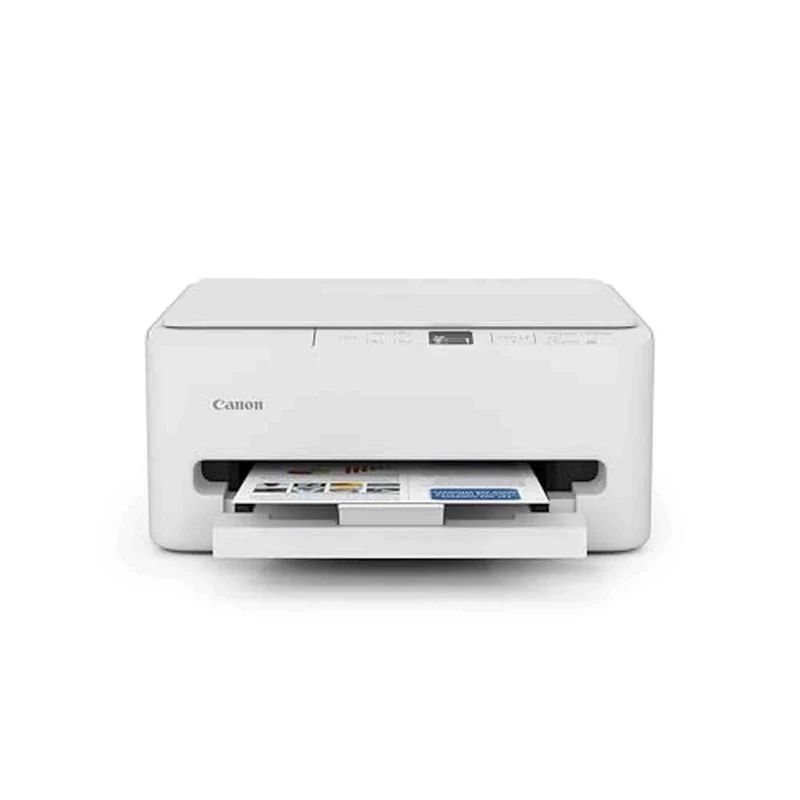 Canon PIXMA TS6520 Wireless Color Inkjet Printer Duplex Printing, White - Home Printer with Copier/Scanner, 1.42” OLED Display, Intuitive Control Panel, Compact Design