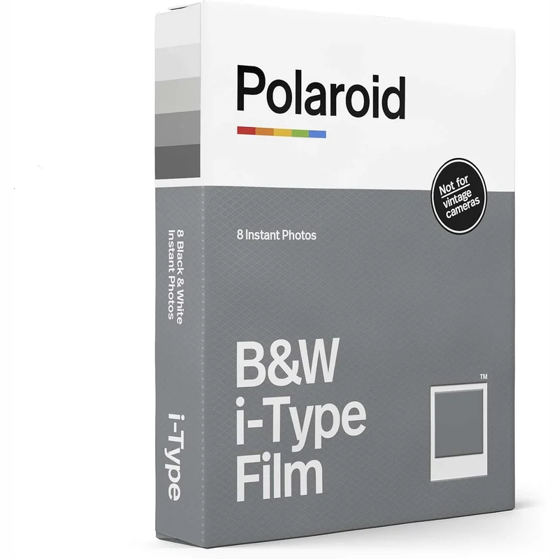 Polaroid Black and White Film for I-Type (8 Photos) (6001)