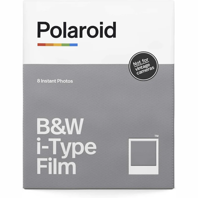 Polaroid Black and White Film for I-Type (8 Photos) (6001)