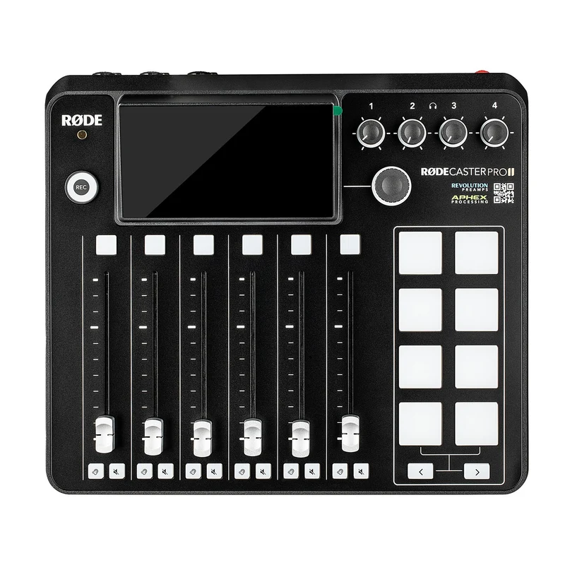 RØDE RØDECaster Pro II All-in-One Production Solution for Podcasting, Streaming, Music Production and Content Creation,Black