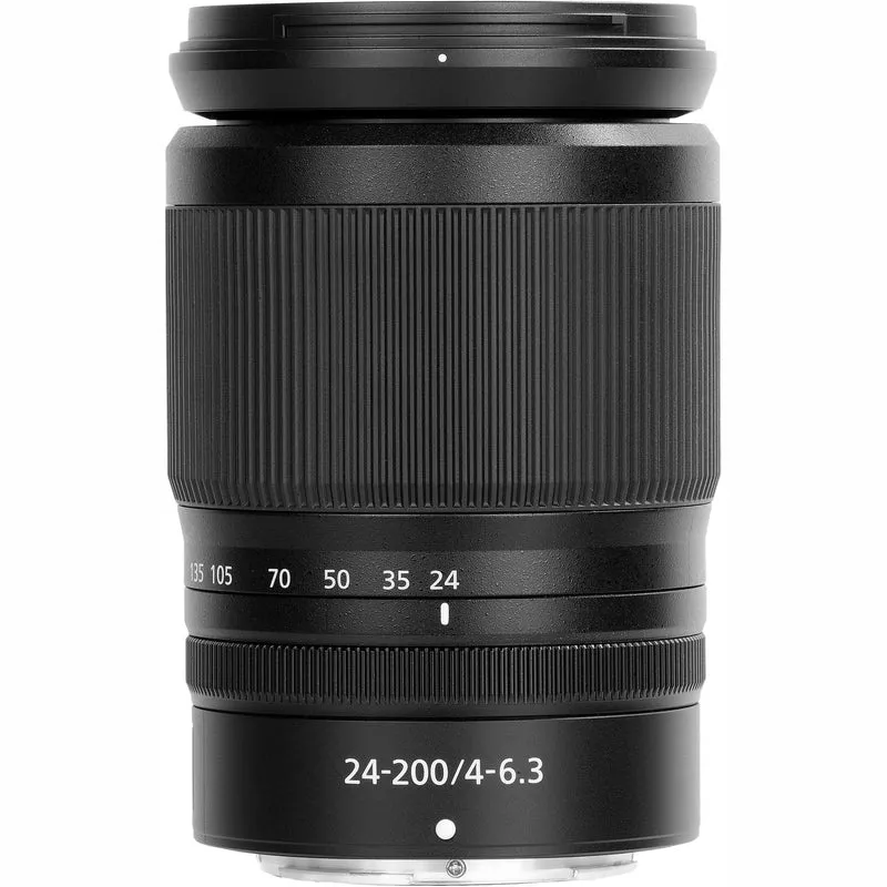 Nikon NIKKOR Z 24-200mm f/4-6.3 Lens (20092) Intl Model Bundle + 64GB SD Card