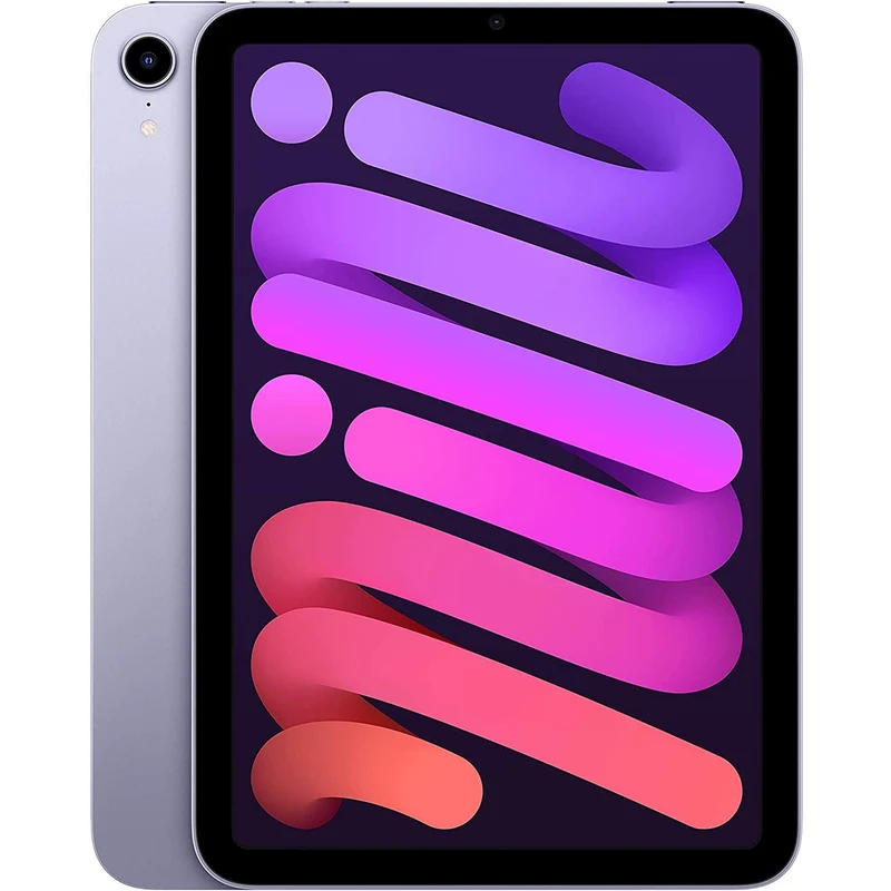 Apple iPad Mini 6 (64GB, Cellular, Purple) Bundle with Zipper Sleeve
