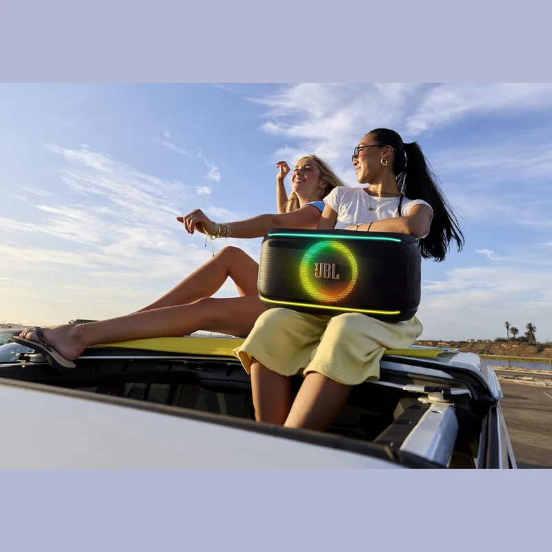 JBL PartyBox On-The-Go 2 - Portable Party Speaker (White)