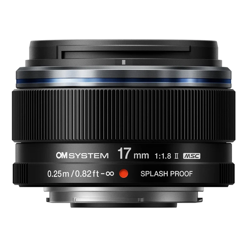 OM SYSTEM Olympus M.Zuiko Digital 17mm F1.8 II for Micro Four Thirds System Camera, Weather Proof, Compact Design, Beautiful Bokeh, Bright