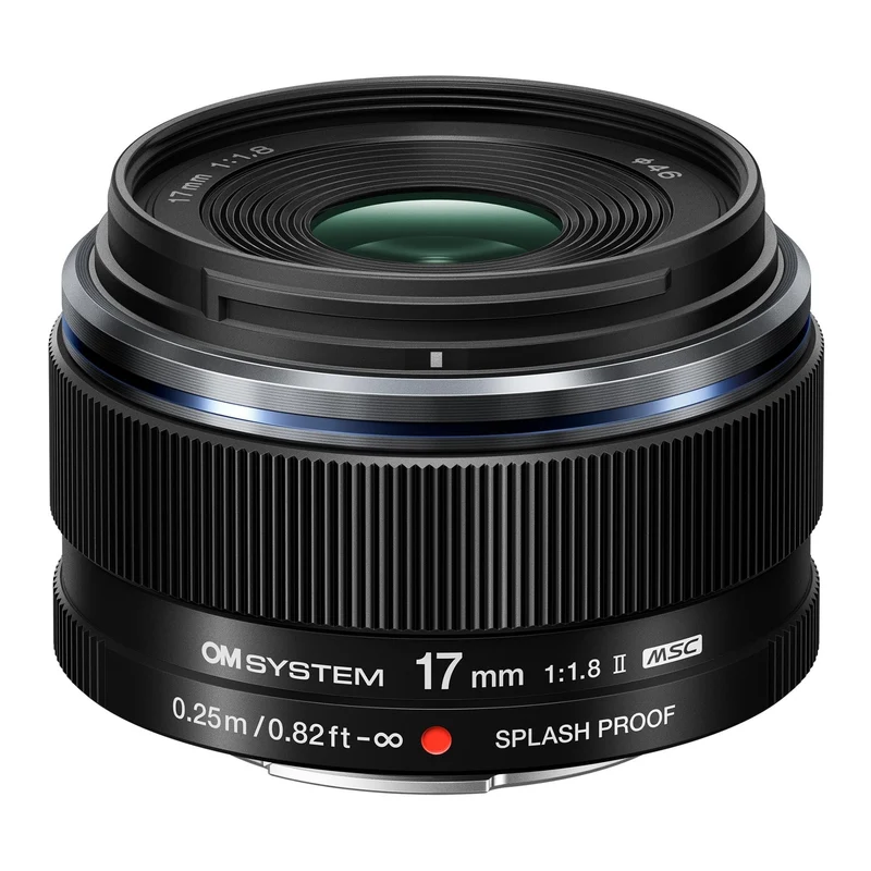 OM SYSTEM Olympus M.Zuiko Digital 17mm F1.8 II for Micro Four Thirds System Camera, Weather Proof, Compact Design, Beautiful Bokeh, Bright