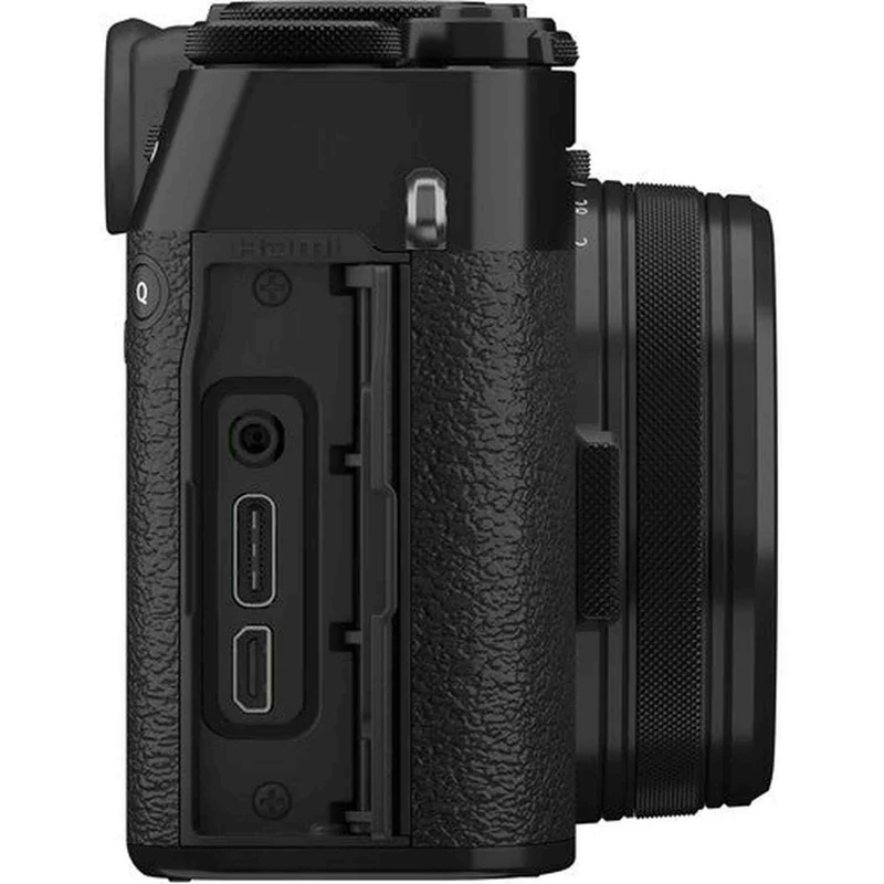 FUJIFILM X100VI Digital Camera (Black) (16821913) + 2 x 64GB Card + Pro Bundle -
