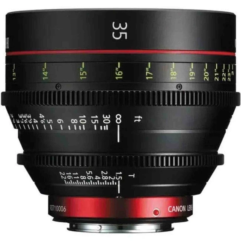 Canon CN-E 35mm T1.5 L F Cinema Prime Lens (EF Mount)