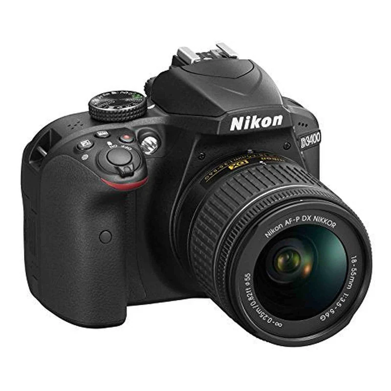 Nikon D3400 w/ AF-P DX NIKKOR 18-55mm f/3.5-5.6G VR (Black)
