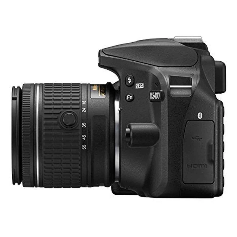 Nikon D3400 w/ AF-P DX NIKKOR 18-55mm f/3.5-5.6G VR (Black)