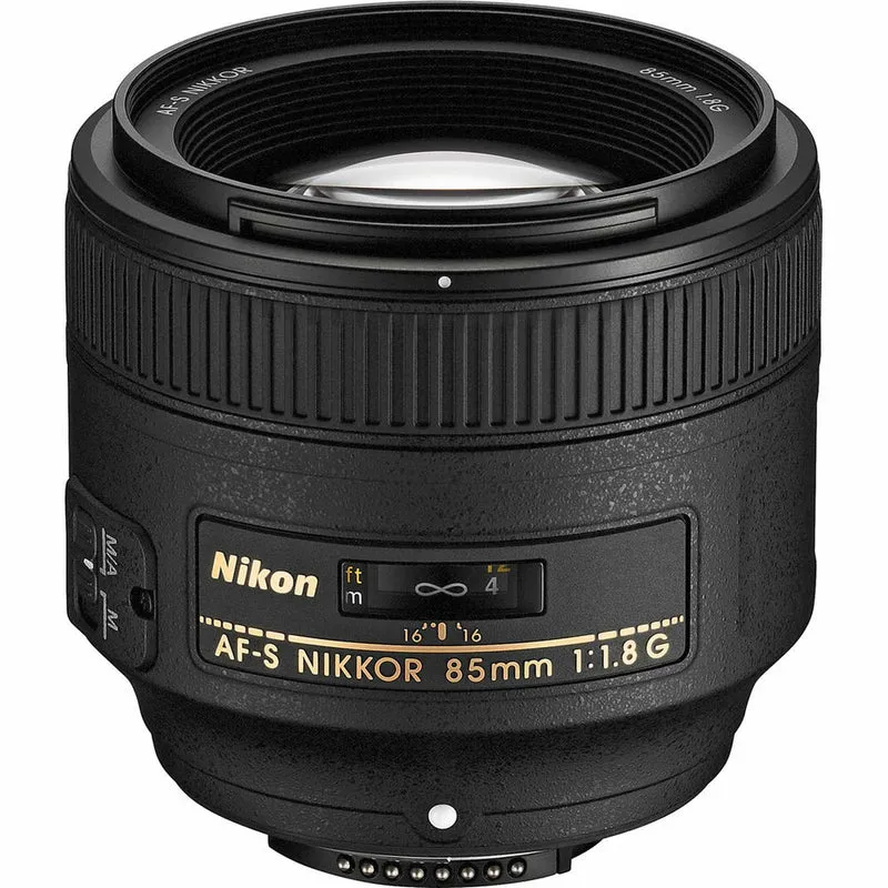 Nikon AF-S 85mm f/1.8G Short Prime Lens (2201) Intl Model Bundle