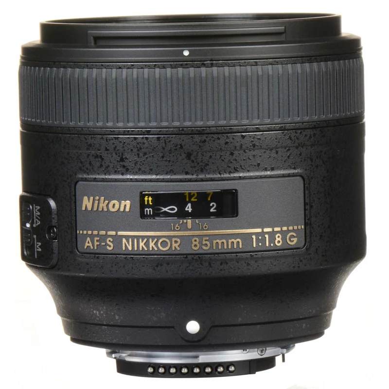 Nikon AF-S 85mm f/1.8G Short Prime Lens (2201) Intl Model Bundle
