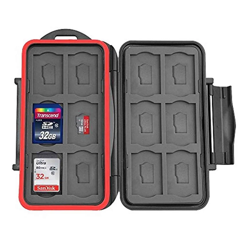 XPIX 24X Storage Water Resistant Protective Memory Card Case