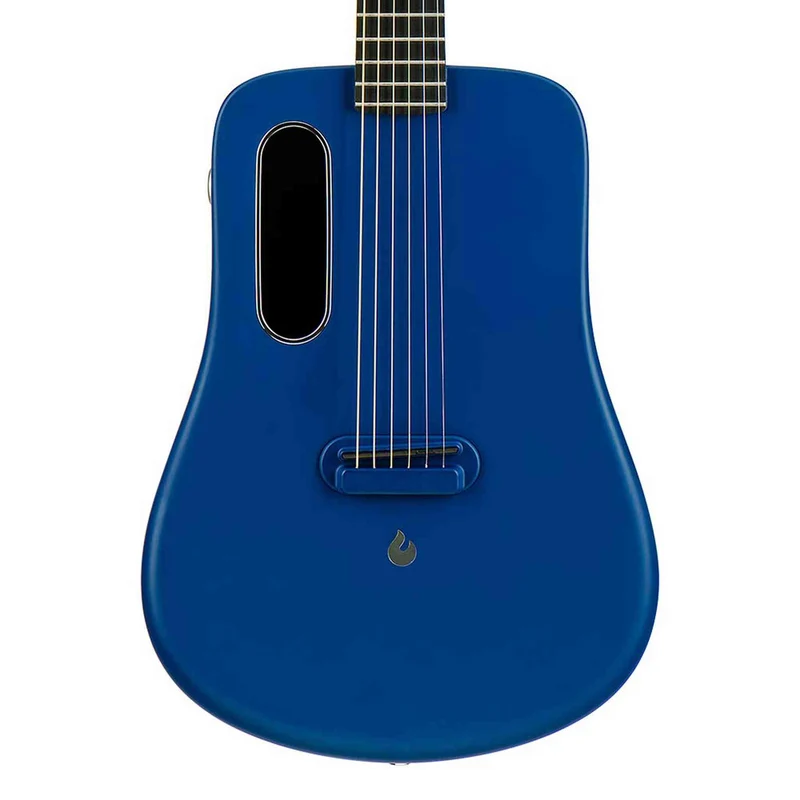 LAVA ME 2 36 inch Carbon Fiber Guitar with effects Acoustic Electric Guitar with Picks Hard Case (Freeboost-Blue)